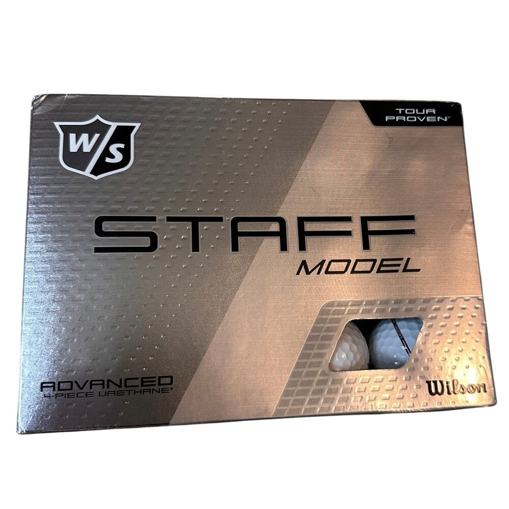 Wilson Staff Model Advanced 4-Piece Urethane Set Of 12 Golf Balls